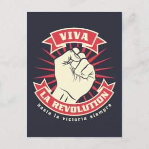 Viva La Revolution Postkarte