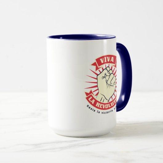 Viva-La-Revolution Tasse (VorderseiteRechts)