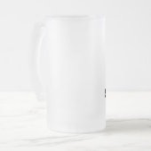 Viva La-Schnee-Gänse Mattglas Bierglas (Vorderseite Links)
