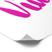 Viva La V Poster (Ecke)