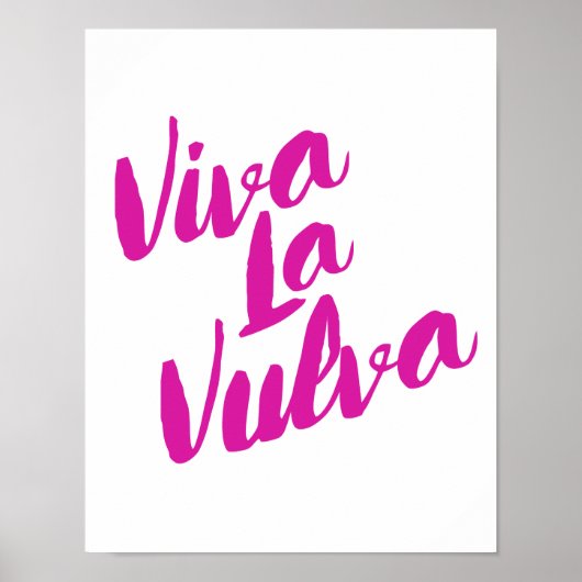 Viva La V Poster (Vorne)