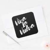 Viva La V Quadratischer Aufkleber (Umschlag)