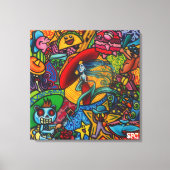 Viva La Vida By Squid Fear City (.75) Leinwanddruck (Vorderseite)