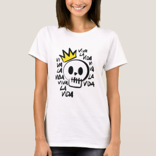 Viva La Vida Skull T - Shirt - Bold Graphic T-Shir