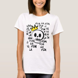 Viva La Vida Skull T - Shirt - Bold Graphic T-Shir