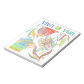 viva la vida stylish notizblock (Rotiert)