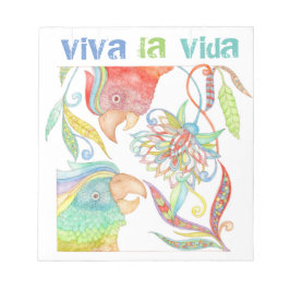 viva la vida stylish notizblock
