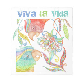 viva la vida stylish notizblock