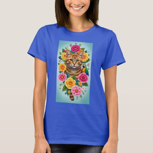 VIVA LA VIDA TIGER CAT T-Shirt (Vorderseite)