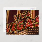 Viva Las Vegas Postkarte (Vorne/Hinten)