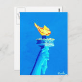 Viva Liberty von Daniela Postkarte (Vorne/Hinten)