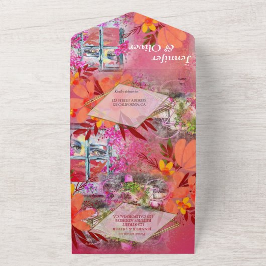 Viva Magenta 2023 All In One Einladung (Außenbereich)