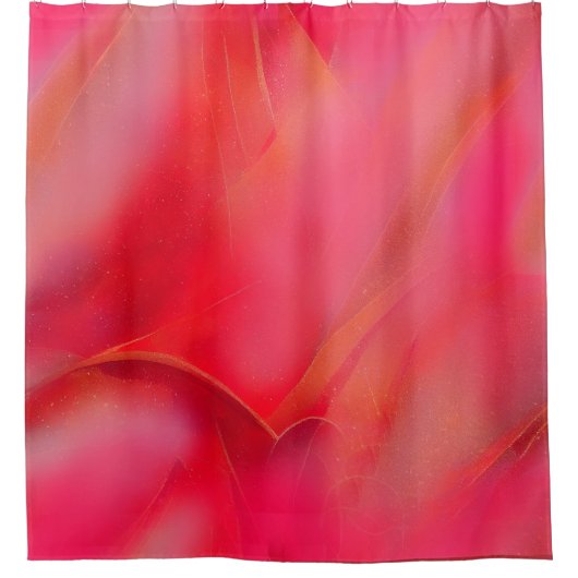 Viva Magenta 2023 Duschvorhang (Vorderseite)