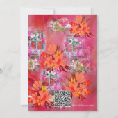 Viva Magenta 2023 Gold im Fenster Einladung (Rückseite)