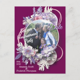 Viva Magenta Ankündigungspostkarte