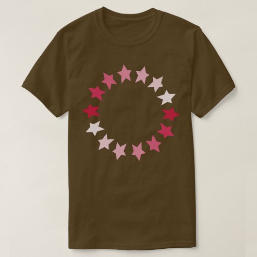 Viva Magenta Circle Graphic T-Shirt (Design vorne)