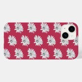 Viva Magenta Floral Daisy iPhone / iPad Fall Case-Mate iPhone Hülle (Rückseite (Horizontal))