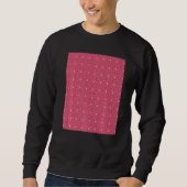 Viva Magenta Honeycomb Pattern Premium Sweatshirt (Vorderseite)