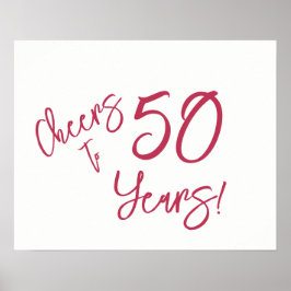 Viva Magenta jubelt auf 50 Jahre Poster