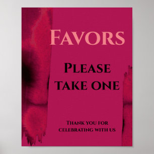Viva Magenta, Moderne Aufmerksamkeiten bitte nehme Poster