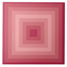 Viva Magenta Murex Muschel Square Keramik Tile