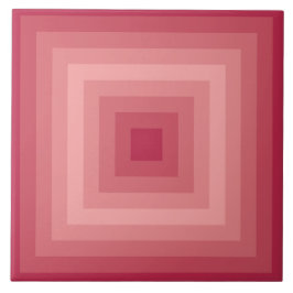 Viva Magenta Murex Muschel Square Keramik Tile Fliese