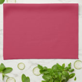 Viva Magenta Solid Color Geschirrtuch (Gefaltet)