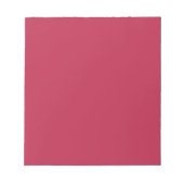 Viva Magenta Solid Color Notizblock (Vorderseite)