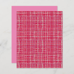 Viva Magenta Twisted Kariertes Scrapbook