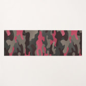Viva Magenta und Yoga Mat der grauen Camouflage Yogamatte (Vorderseite (Horizontal))