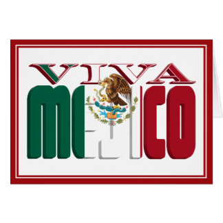 VIVA MEJICO mexikanischer Flaggentext