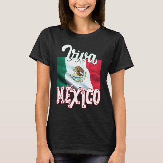 Viva Mexica 16th September Independence Day Mexica T-Shirt (Vorderseite)