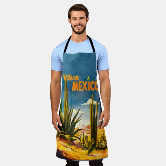 Viva Mexico All-over Print-Schürze Schürze (Getragen)
