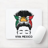 Viva Mexico Black Women Cinco De Mayo Mexican Inde Mousepad (Mit Mouse)