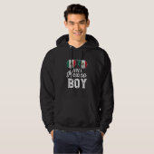 Viva Mexico Boy Sunglasses Mexican Flag Pride Hoodie (Vorne ganz)