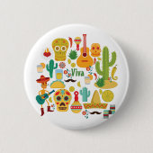 Viva mexico button (Vorderseite)