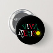 Viva Mexico Button (Vorne & Hinten)