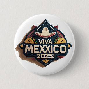 🇲 🇽 Viva Mexico Button - klein, aber voller Stol
