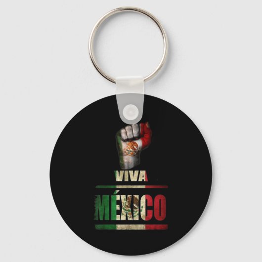 Viva Mexico Cabrones And Christmas Mexico Women Ki Schlüsselanhänger (Vorderseite)