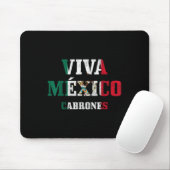 Viva Mexico Cabrones Funny Cinco De Mayo Mexican F Mousepad (Mit Mouse)