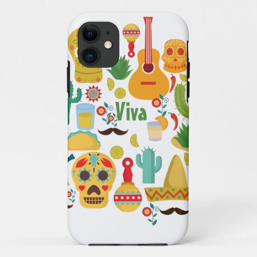 Viva mexico Case-Mate iPhone hülle (Rückseite)