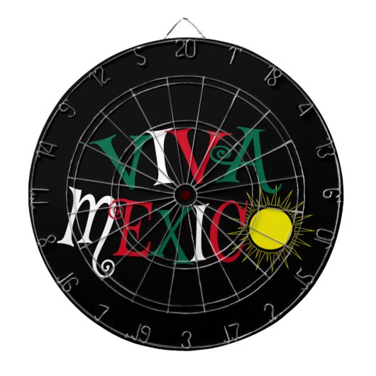 Viva Mexico Dartscheibe (vorne)
