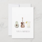 Viva Mexico Einladung (Vorderseite)