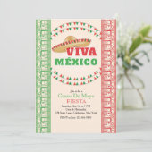 Viva Mexico Einladung (Stehend Vorderseite)