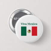 Viva Mexico Flag Button (Vorne & Hinten)