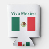 Viva Mexico Flag Dosenkühler (Rückseite)