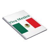 Viva Mexico Flag Notizblock (Rechte Seite)