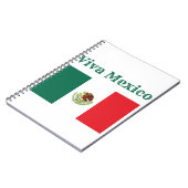 Viva Mexico Flag Notizblock (Linke Seite)