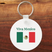 Viva Mexico Flag Schlüsselanhänger (Vorderseite)