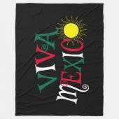 Viva Mexico Fleecedecke (Vorderseite)